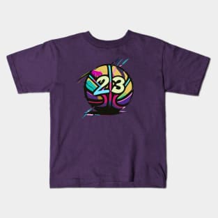 23 ball - v2 Kids T-Shirt